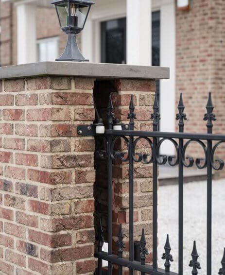 Schuifpoort en hekwerk in stijlvol ontwerp